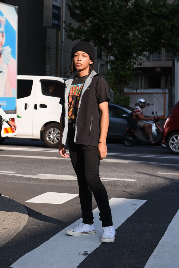 ツバサさん - ヴィンテージ(vintage)、スビ(ksubi)｜原宿ストリートスナップ - 写真1