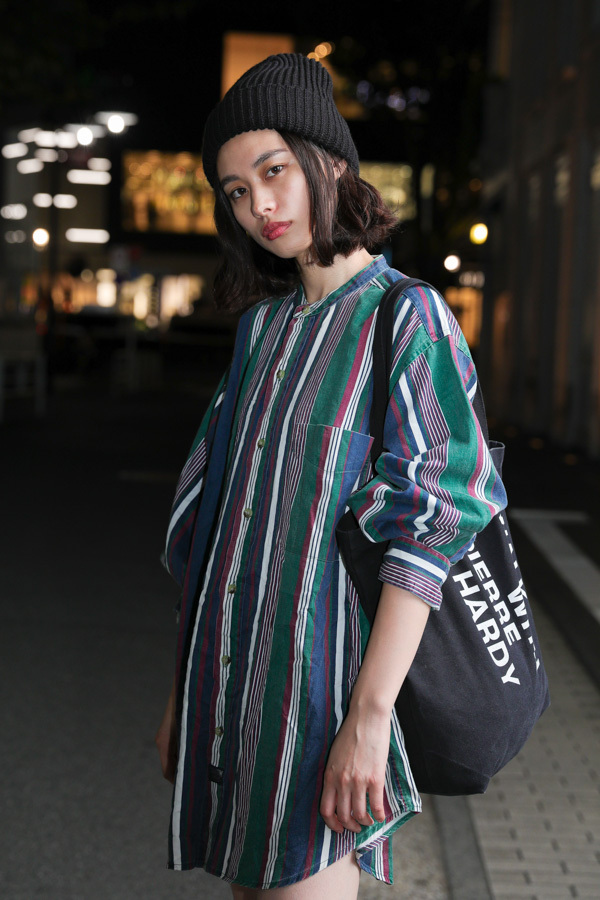 西本 有希さん - 古着(ユーズド)(USED)、コンバース(CONVERSE)｜原宿ストリートスナップ2