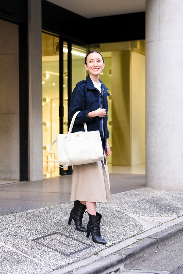 前田 紀至子さん - ハイク(HYKE)、ユニクロ(UNIQLO)｜原宿ストリートスナップ - 写真1