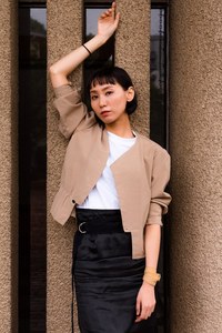 佐東 枝莉さん - ヴィンテージ(vintage)、ユニクロ(UNIQLO)｜青山・表参道ストリートスナップ - 写真1