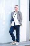 トゥビオス ヴィホフさん - トッズ(TOD'S)、ポール・スミス(Paul Smith)｜原宿ストリートスナップ1