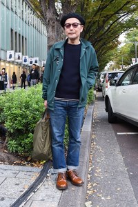 鈴木 哲也さん - トーガ(TOGA)、ポロ ラルフ ローレン(Polo Ralph Lauren)｜青山・表参道ストリートスナップ - 写真1