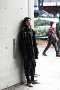 湊 優真さん - アー・ペー・セー(A.P.C.)、古着(ユーズド)(USED)｜原宿ストリートスナップ - 写真1