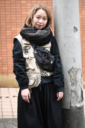 平 菜々さん - コロンビアスポーツウェア(Columbia)、ビームス(BEAMS)｜原宿ストリートスナップ - 写真2