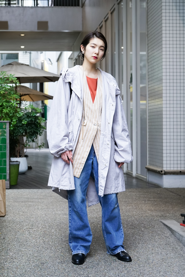 在原 みゆ紀さん - 古着(ユーズド)(USED)、ディーゼル(DIESEL)｜渋谷ストリートスナップ - 写真1