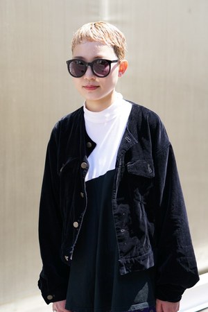 那須 遥菜さん - フラグスタフ(F-LAGSTUF-F)、古着(ユーズド)(USED)｜原宿ストリートスナップ - 写真2