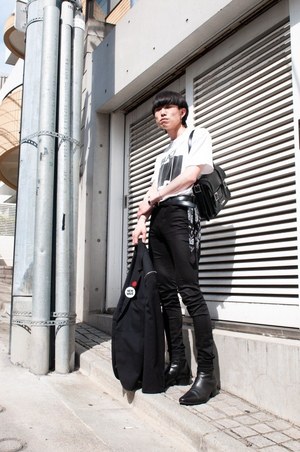 永山 風矢さん - ヒューゴ ボス(HUGO BOSS)、ヴィンテージ(vintage)｜青山・表参道ストリートスナップ - 写真1