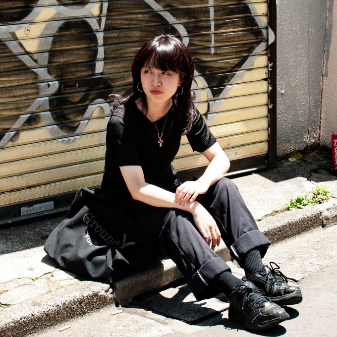 河合 美来さん - マーク BY マーク ジェイコブス(MARC BY MARC JACOBS)、ディッキーズ(Dickies)｜青山・表参道ストリートスナップ7