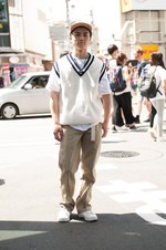 小森 優哉さん - ビューティー＆ユース ユナイテッドアローズ(BEAUTY&YOUTH UNITED ARROWS)、チャンピオン(Champion)｜原宿ストリートスナップ1