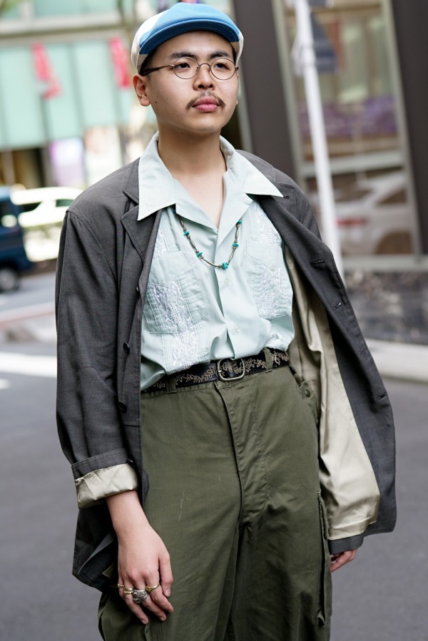 濱田 隼史さん - ドリス ヴァン ノッテン(DRIES VAN NOTEN)、古着(ユーズド)(USED)｜青山・表参道ストリートスナップ3