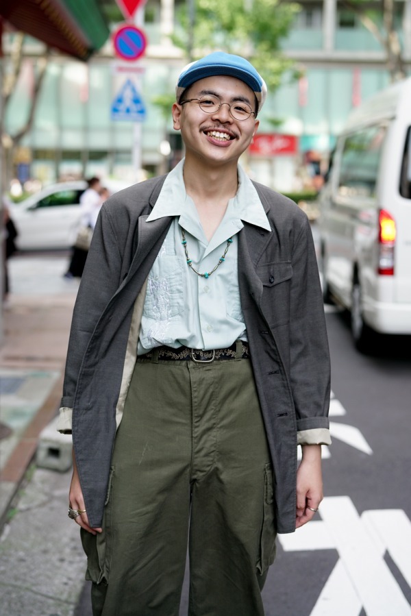 濱田 隼史さん - ドリス ヴァン ノッテン(DRIES VAN NOTEN)、古着(ユーズド)(USED)｜青山・表参道ストリートスナップ - 写真10