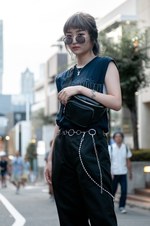 神藤 綾花さん - ハーレーダビッドソン(Harley-Davidson)、ディッキーズ(Dickies)｜原宿ストリートスナップ2