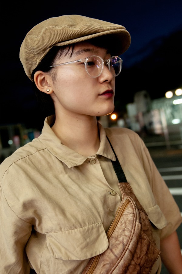 山田 遊月さん - コンバース(CONVERSE)、古着(ユーズド)(USED)｜原宿ストリートスナップ - 写真4