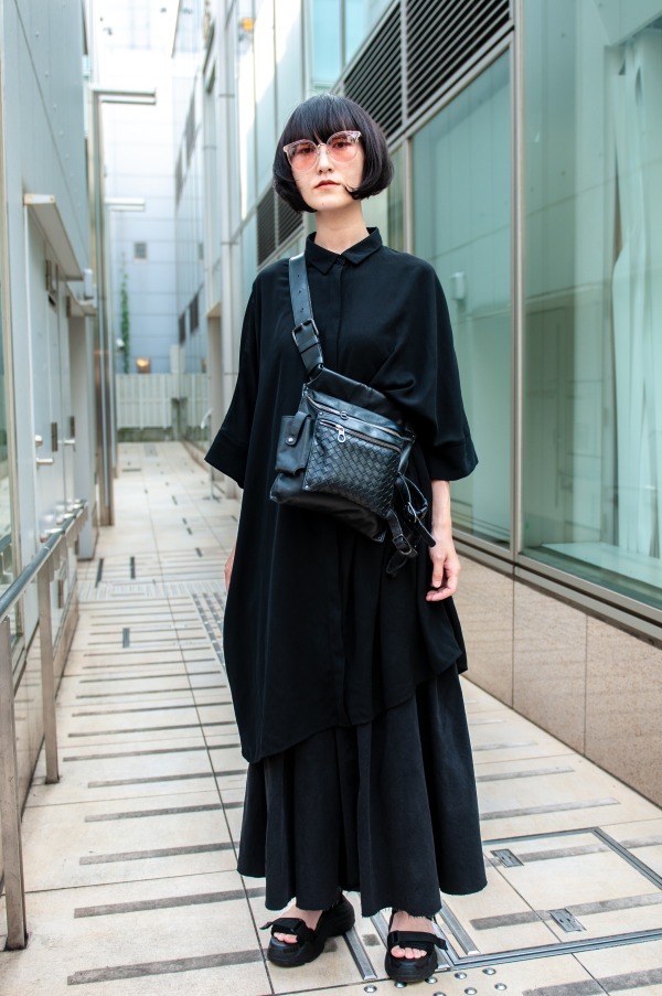 長尾 ミサキさん - ヨウジヤマモト(Yohji Yamamoto)、ボッテガ・ヴェネタ(BOTTEGA VENETA)｜原宿ストリートスナップ - 写真7