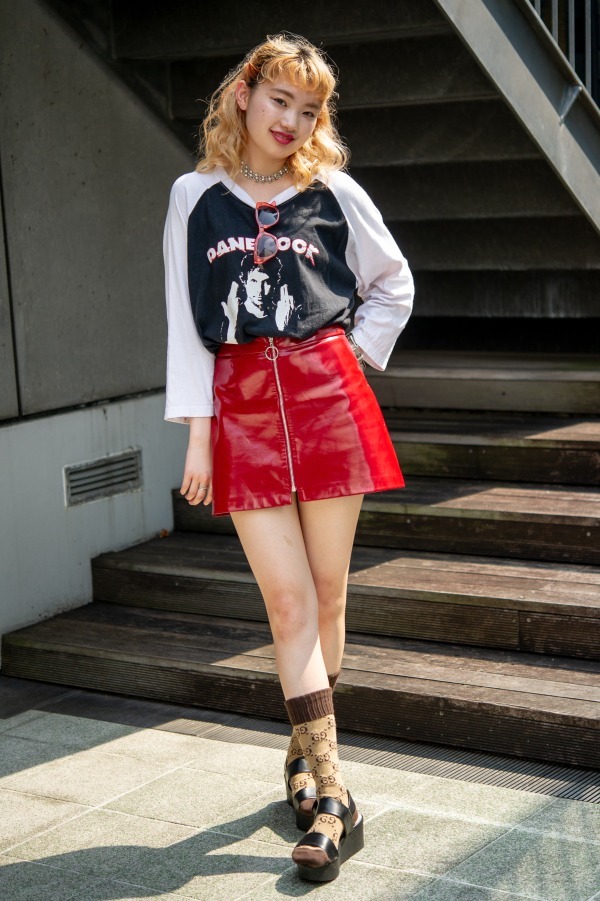 久保田 七海さん - ヴィンテージ(vintage)、ザラ(ZARA)｜原宿ストリートスナップ - 写真1