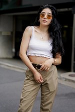 本山 さくらさん - ユニクロ(UNIQLO)、カーハート(CARHARTT)｜原宿ストリートスナップ6