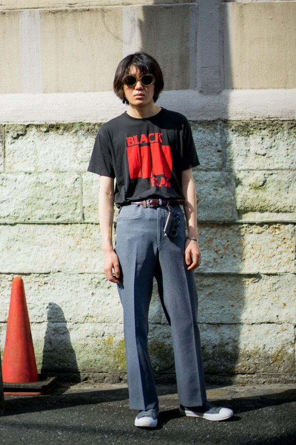 佐藤 文哉さん - コンバース(CONVERSE)、ヴィンテージ(vintage)｜原宿ストリートスナップ - 写真1