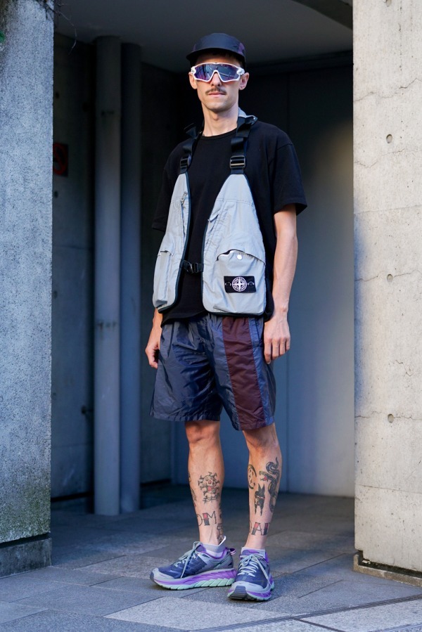 マルセロ カトローナさん - ストーンアイランド(STONE ISLAND)、アクネ ストゥディオズ(Acne Studios)｜青山・表参道ストリートスナップ - 写真1