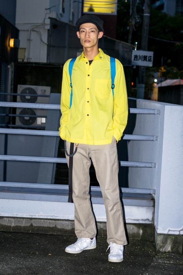 チョウ テイ コウさん - イッセイ ミヤケ メン(ISSEY MIYAKE MEN)、ビズビム(visvim)｜原宿ストリートスナップ - 写真1