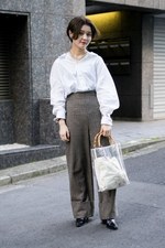 金子 ひとみさん - アクネ ストゥディオズ(Acne Studios)、クラネ(CLANE)｜原宿ストリートスナップ2