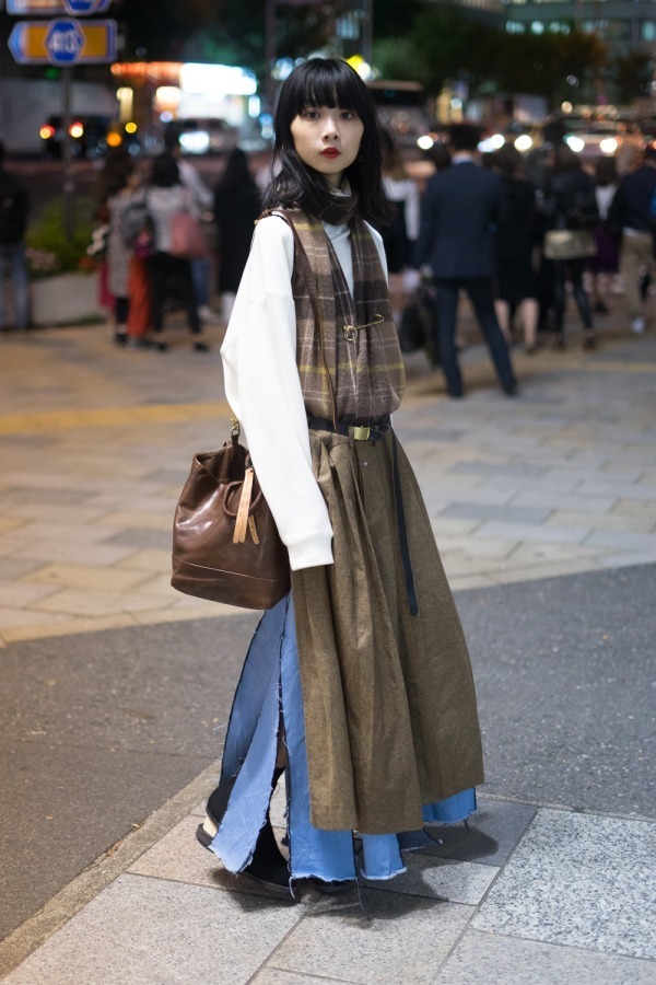 老月 ミカさん - ブレス(BLESS)、ペテロオラウム(PETROSOLAUM)｜渋谷ストリートスナップ - 写真2
