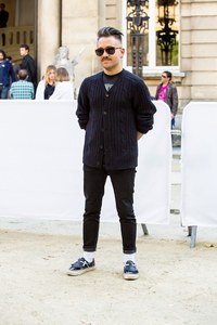 ディディエさん - ジル サンダー(JIL SANDER)、ユニクロ(UNIQLO)｜パリストリートスナップ - 写真1