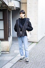 イオさん - 古着(ユーズド)(USED)、ヴァンズ(Vans)｜渋谷ストリートスナップ1