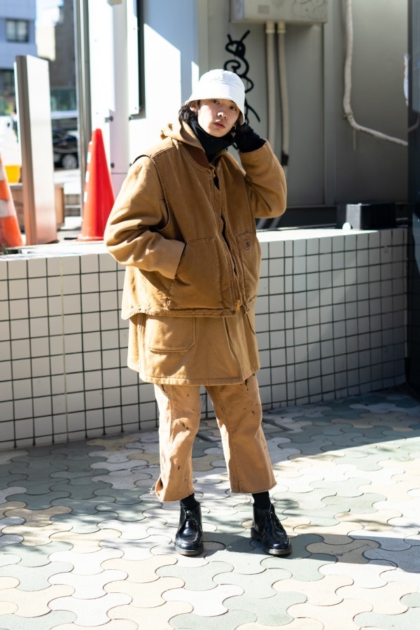 富永 榛人さん - カーハート(CARHARTT)、古着(ユーズド)(USED)｜渋谷ストリートスナップ - 写真2