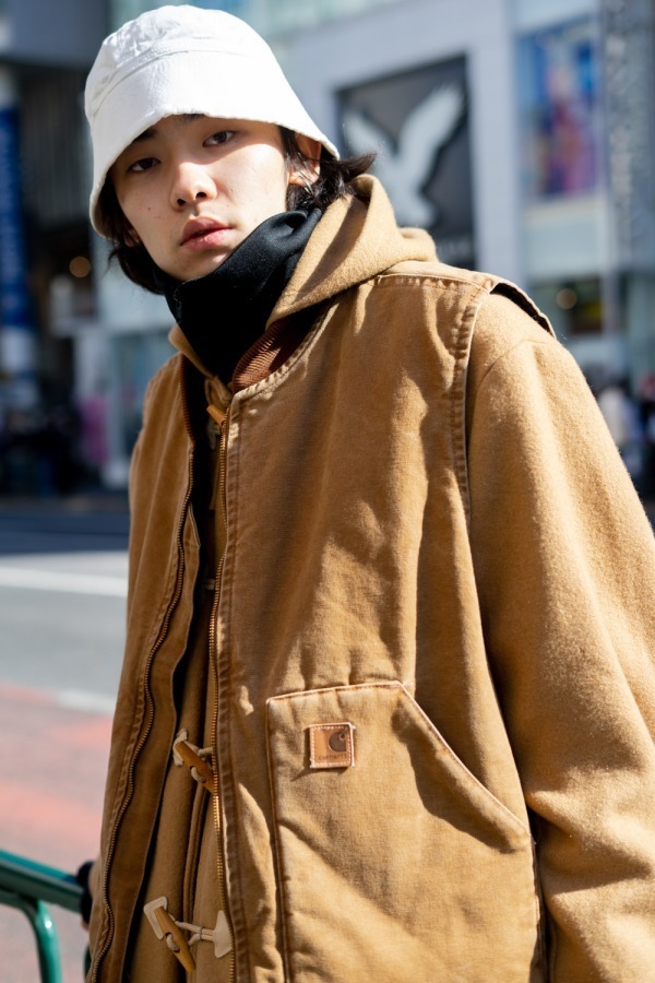 富永 榛人さん - カーハート(CARHARTT)、古着(ユーズド)(USED)｜渋谷ストリートスナップ - 写真3