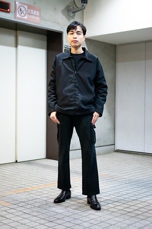 長岡 慶太郎さん - アー・ペー・セー(A.P.C.)、ユニクロ ユー(Uniqlo U)｜渋谷ストリートスナップ - 写真1
