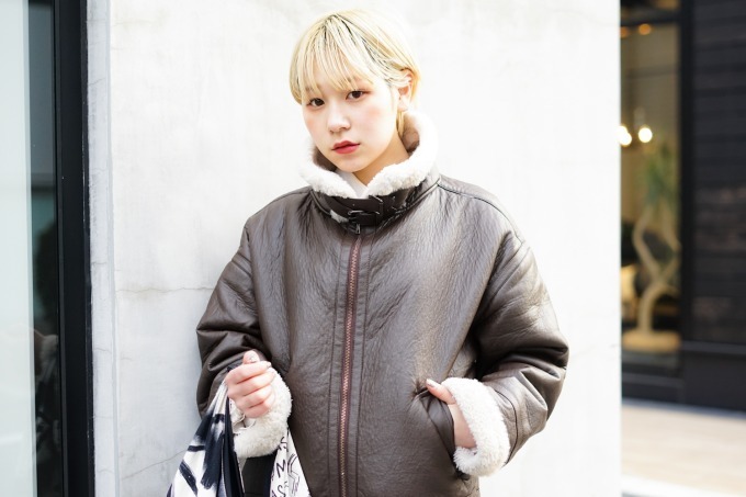 林崎 咲良さん - 古着(ユーズド)(USED)、コム デ ギャルソン(COMME des GARÇONS)｜渋谷ストリートスナップ2