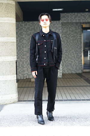 番場 翔健さん - カルバン・クライン(Calvin Klein)、チャンピオン(Champion)｜渋谷ストリートスナップ - 写真1