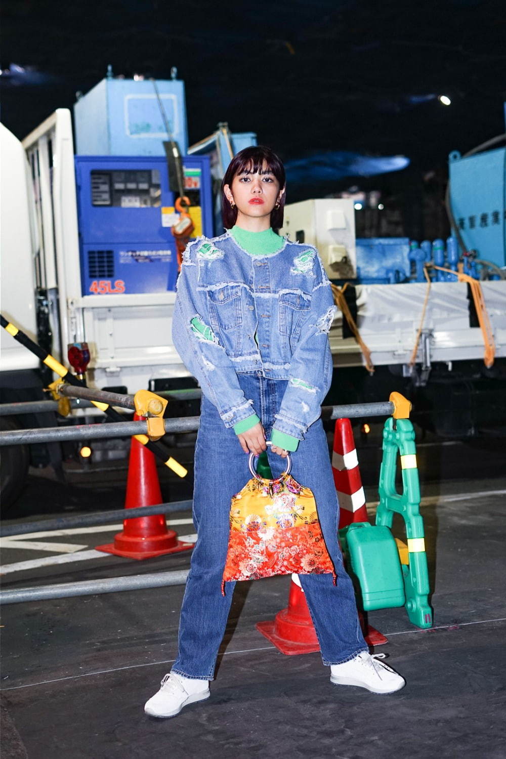 美南 レイラさん - スライ(SLY)、マウジー(MOUSSY)｜渋谷ストリートスナップ - 写真2