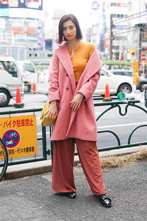 伊保 ルナさん - ビームス(BEAMS)、マーキュリーデュオ(MERCURYDUO)｜渋谷ストリートスナップ - 写真1