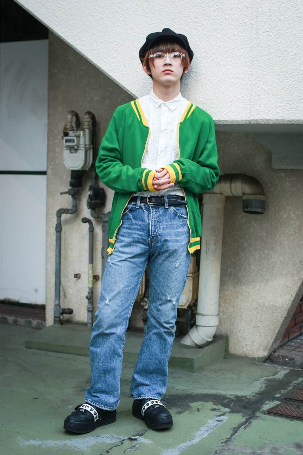 カラー Kolor を着ているストリートスナップ ファッションプレス