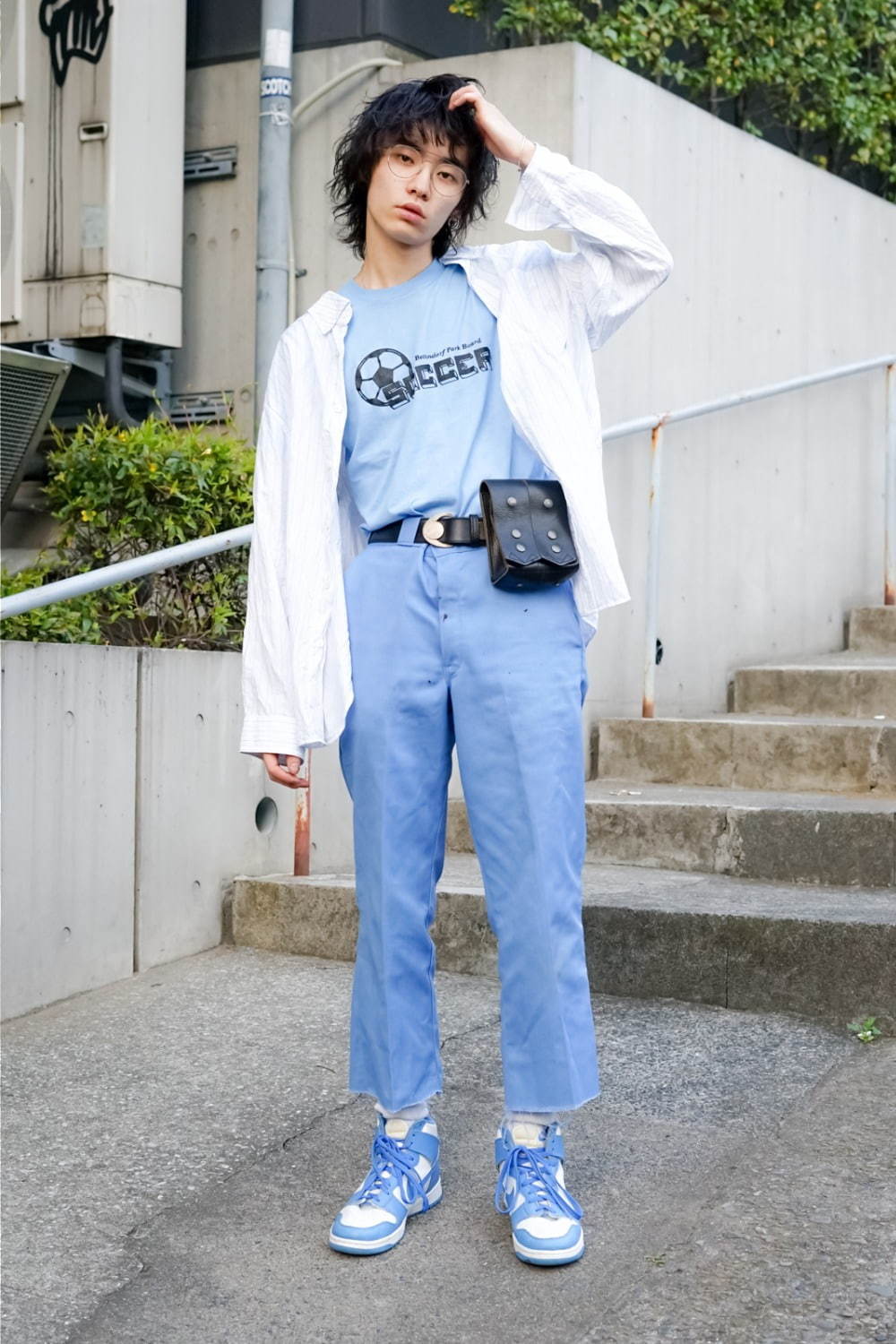 富永 榛人さん - バレンシアガ(BALENCIAGA)、古着(ユーズド)(USED)｜渋谷ストリートスナップ - 写真1