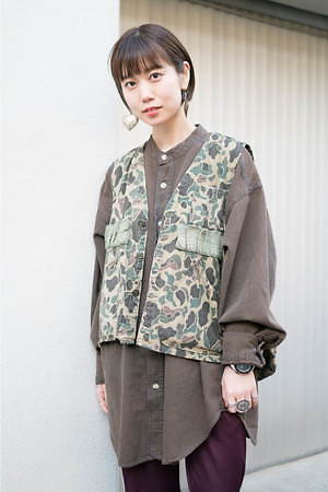 島田 来未 さん - 古着(ユーズド)(USED)、ニューバランス(New Balance)｜渋谷ストリートスナップ - 写真3