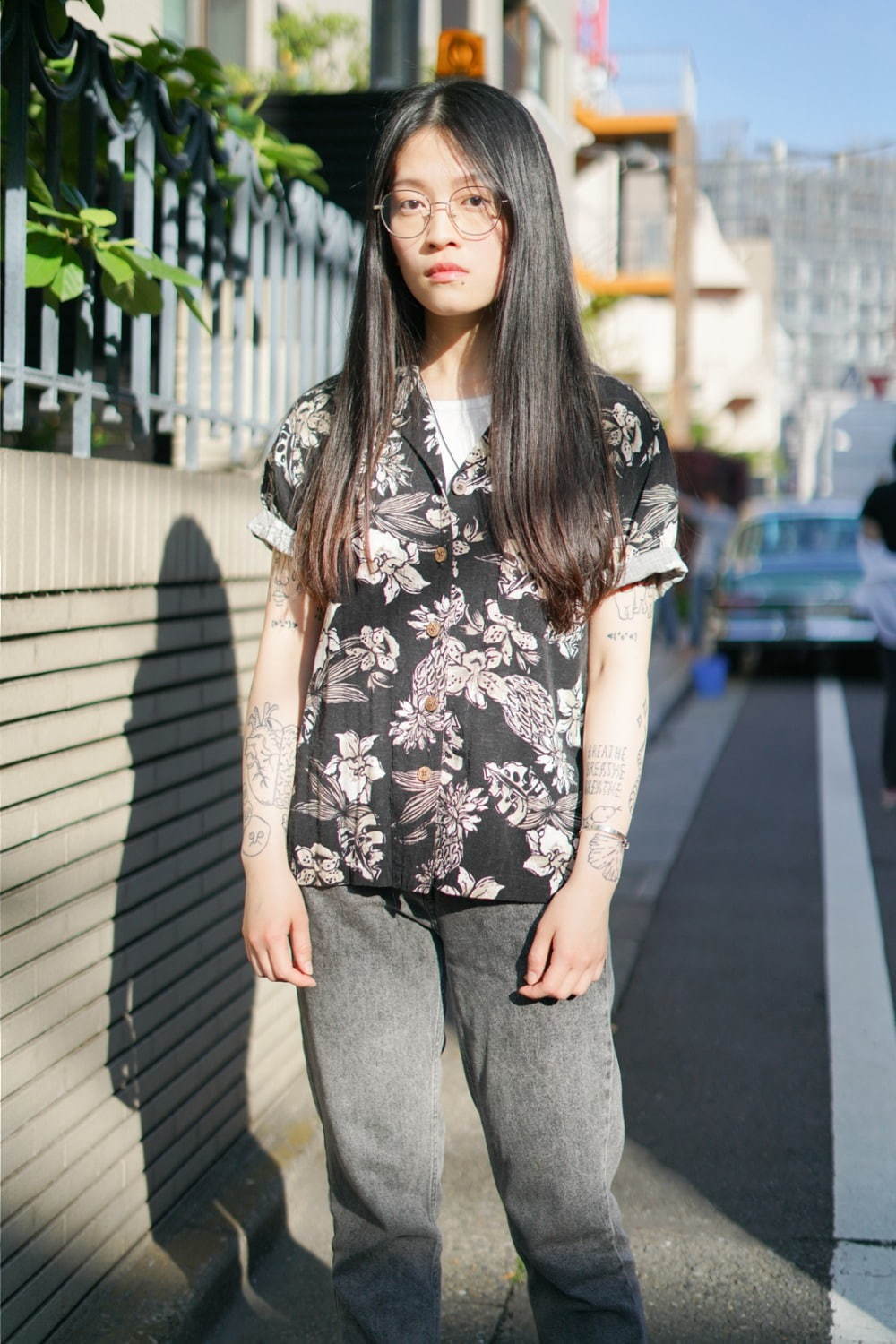 トリスタ チェンさん - ユニクロ(UNIQLO)、ヴィンテージ(vintage)｜渋谷ストリートスナップ - 写真2