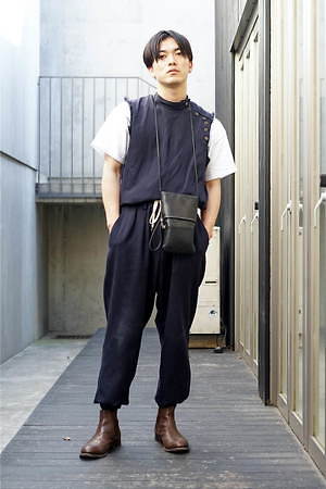 村上 雅人さん - ドリス ヴァン ノッテン(DRIES VAN NOTEN)、ユニクロ(UNIQLO)｜渋谷ストリートスナップ - 写真1