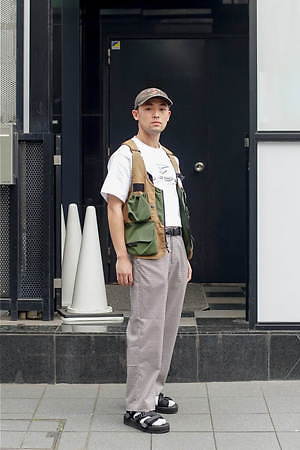 コバヤシ リクさん - コロンビアスポーツウェア(Columbia)、ア ベイシング エイプ(A BATHING APE)｜渋谷ストリートスナップ - 写真2