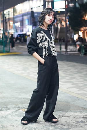 晴山 怜美さん - ザラ(ZARA)、古着(ユーズド)(USED)｜渋谷ストリートスナップ - 写真1