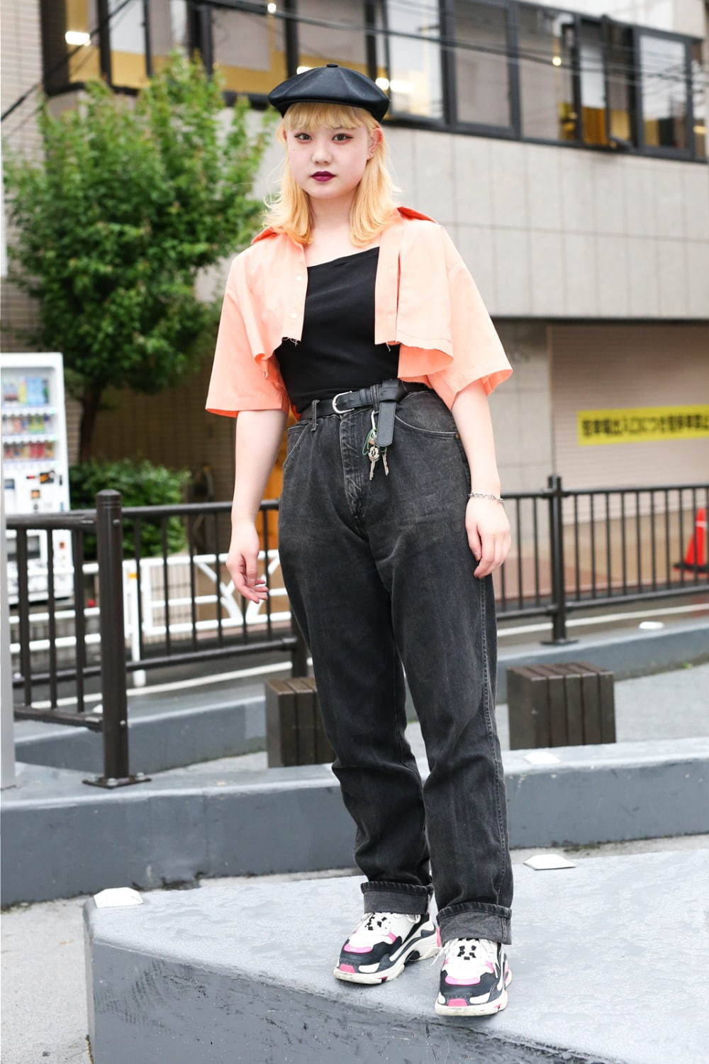 松元 優花さん - 古着(ユーズド)(USED)、バレンシアガ(BALENCIAGA)｜渋谷ストリートスナップ - 写真1