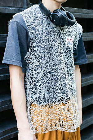 多賀 健太さん - テンダーパーソン(TENDER PERSON)、クリストファー シャノン(Christopher Shannon)｜渋谷ストリートスナップ - 写真4