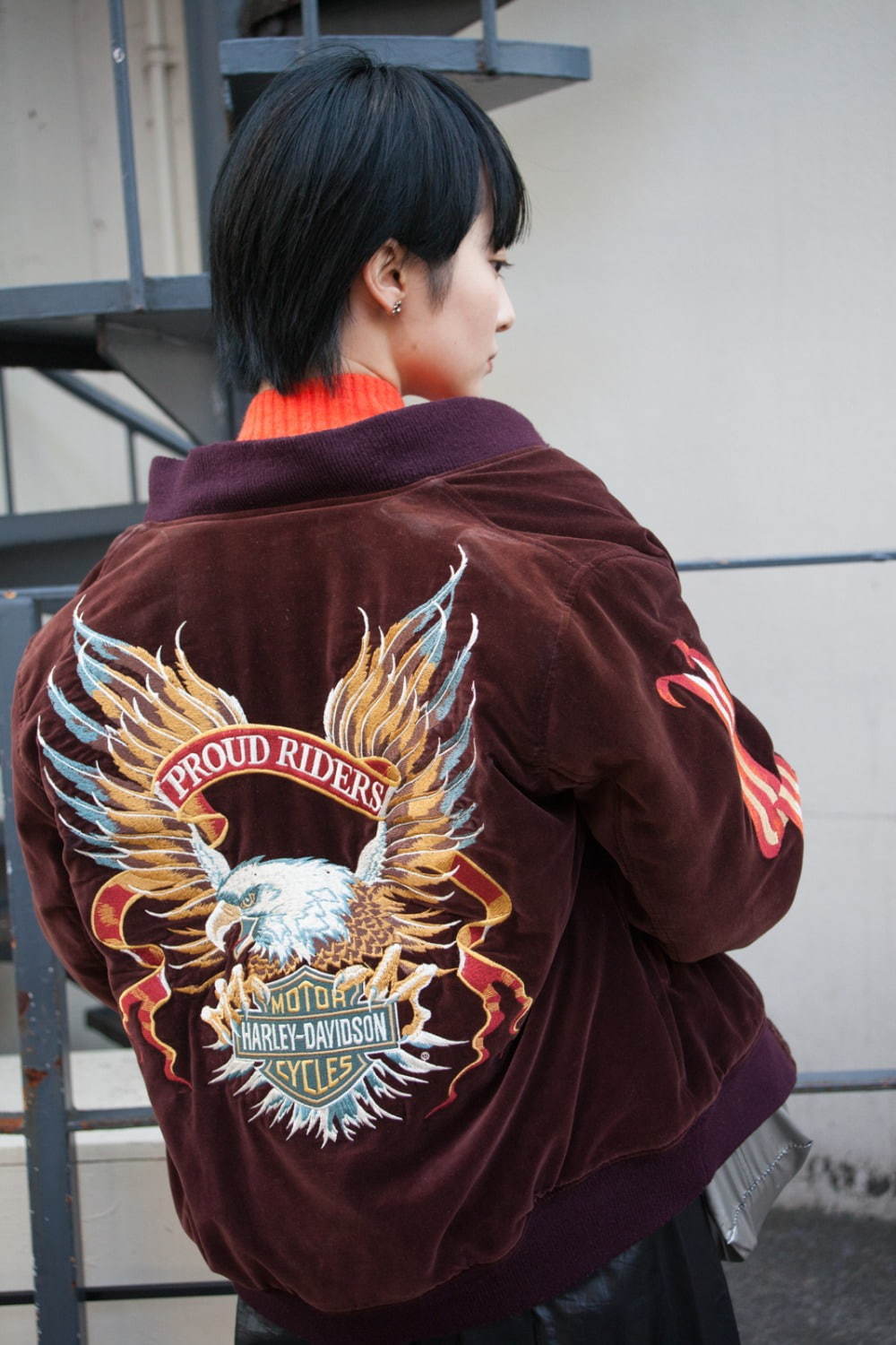 松葉 朋実さん - ハーレーダビッドソン(Harley-Davidson)、ユニクロ(UNIQLO)｜渋谷ストリートスナップ - 写真6