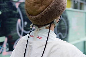 青山 まなみさん - マリーン セル(MARINE SERRE)、古着(ユーズド)(USED)｜渋谷ストリートスナップ - 写真3