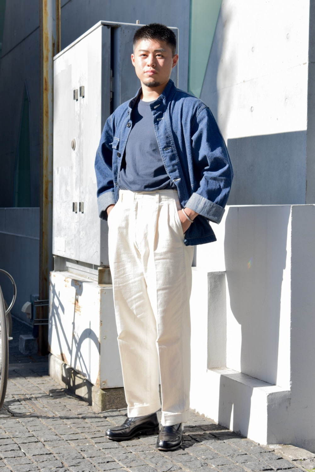 鈴木 翼さん - ユニクロ(UNIQLO)、ジェイエムウエストン(J.M. WESTON)｜渋谷ストリートスナップ - 写真3