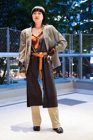 日根野 愛海さん - ヴィンテージ(vintage)、イザベル マラン(ISABEL MARANT)｜渋谷ストリートスナップ - 写真1