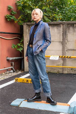 アヤノさん - 古着(ユーズド)(USED)、ユニクロ(UNIQLO)｜青山・表参道ストリートスナップ - 写真1