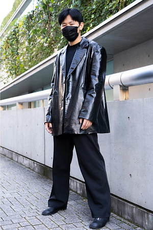 チョウ セイさん - シュシュ/トング(SHUSHU/TONG)、グイディ(GUIDI)｜渋谷ストリートスナップ - 写真1