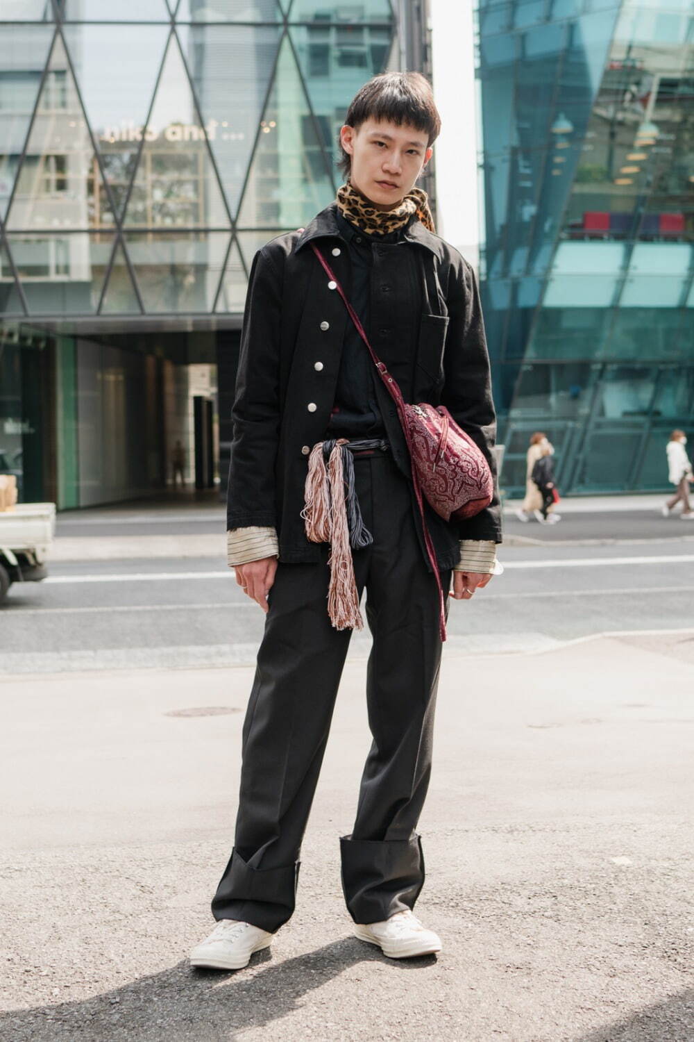 ハオさん - ナマチェコ(NAMACHEKO)、ドリス ヴァン ノッテン(DRIES VAN NOTEN)｜渋谷ストリートスナップ - 写真1